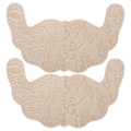 Miniatyrbillede 1 af 8: Nipple Cover Stickers Engangs Selvklæbende Blonder Usynlige U-formede Underbukser BH Pads (Khaki B)