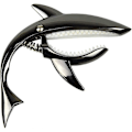 Miniatyrbillede 2 af 5: Zinklegering Guitar Capo Shark Capo til Akustisk og Elektrisk Guitar med God Håndfølelse, Ingen Båndstøj og Holdbar (Sort)