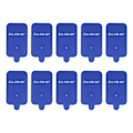 Miniatyrbild 3 av 8: 10st TENS Unit Pads Elektrodplåster Irriterande elektrodterapiplåster för elektroterapi Blå