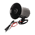 Miniatyrbillede 2 af 5: 12V 30W 3 Tone Sirene 120 DB Høj Volumen Kraftig Lyd Elektrisk Advarselsalarm Lufthorn til Køretøj