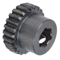 Miniatyrbillede 8 af 8: Pinion Gears 24-tands støbt stål kædehjul industrirobottilbehør 4303-4008-0024 8 mm
