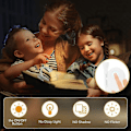 Miniatyrbilde 3 av 5: Clip-on Leselys, LED Leselampe, 360 Clip-on Lampe, Justerbar Lysstyrke