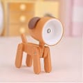 Miniatyrbilde 2 av 5: Mini Tegneserie Dyr LED Skrivebordslampe Bærbar Justerbar Søt Kjæledyr Nattlys oransje hund