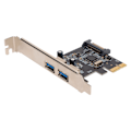 Pikkukuva 8 / 8: PCI-E USB 3.0 -laajennuskortti, 2 porttia, 5 Gbps:n siirtonopeus, USB-hot swap, USB 3.0 -laajennuskortti Win XP:lle ja Vistalle