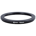 Miniatyrbillede 1 af 5: 62mm-52mm 62mm til 52mm Sort Ring Adapter kompatibel Kamera-B13