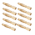 Miniatyrbilde 4 av 8: 2,0 mm Bullet Banana Connectors Rent kobber Nikkelbelagt Bullet Banana Connectors for Line Plug In