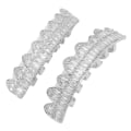 Miniatyrbild 4 av 8: Plating Tand Brace Set Fashionabla metalltänder dekorationssmycken för Halloween PartySilver