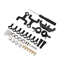 Miniatyrbilde 5 av 8: RC Front Upper og Rear Suspension Arms Steering Kit med Pull Rods Steering Linkage for WPL D12 RC Car