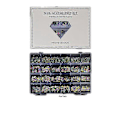 Miniatyrbild 2 av 5: Set med 24 Diamanter för Nagelkonst Grunda Nageldekorationer Diamantillusion Nagelform Lyx 01VitDiamant