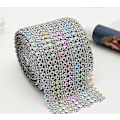 Miniatyrbild 2 av 3: Glittrande mesh med strasskanter - 10 meter