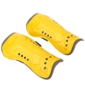 Pikkukuva 2 / 8: 1 Pari Jalkapallo Shin Guards Lapsille Jalkapalloharjoittelu Suojauspehmusteet Soljen kanssa (keltainen)