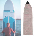 Miniatyrbilde 3 av 8: Stretchy Surfboard Sock Cover Surf Board Protective Bag Oppbevaringsveske (grønne røde striper 6 tommer)