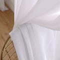 Miniatyrbillede 8 af 8: Polyester Vinduesgardin Valancer Voile Soveværelse Stue Dekoration (Pink)