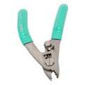 Miniatyrbillede 6 af 8: Fiber Stripper - Høj sikkerhed, præcis betjening, bærbar 3-huls kabelafisoleringsværktøj til teknikere, elektrikere og installatører - Grøn