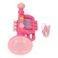 Miniatyrbild 2 av 8: Hornleksak Simuleringsdesign Dynamisk ljuseffekt Musikinstrument Hornleksak Present med snöre för över 3 år gammal Rosa