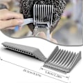 Miniatyrbilde 4 av 5: Blend Friend Fade Comb, Profesjonell Hårklippekam For Hjemmebruk, Salong Eller Profesjonell Bruk - JRZD Svart 1 stk