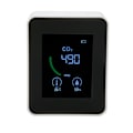 Miniatyrbillede 2 af 8: 3 i 1 Infrarød Kuldioxiddetektor Temperatur- og Fugtighedstester Anti-interferens Luftkvalitetsmonitor til Hjemmekontor Hvid