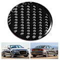Miniatyrbilde 6 av 8: Dekorativt klistremerke for multimediaknapp i karbonfiber til Audi A3 A4 8V 14-19