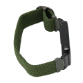Miniatyrbild 8 av 8: Flätad Loop Strap för Mi Band 7 Pro Justerbar Elastisk Nylon Loop Armband med Skyddsram OD Grönt Band Svart Case