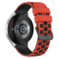 Miniatyrbillede 4 af 5: Garmin Venu 2 Plus / Venu Sq 2 20mm Blød Silikon Urrem - Rød & Sort