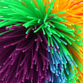 Miniatyrbild 6 av 8: Silikonkonstruktion Stress relief Regnbåge Färgglad sensorisk leksaksbollform