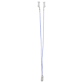 Miniatyrbillede 3 af 8: Transparent Sound Aid Clip A13 Fikseringsbeskytter, der holder blå BTE Lydforstærker Lanyard M Binaural