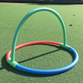 Miniatyrbillede 3 af 8: 3 stk. Svømmestangsstik EPE 2 krydshuller Svømmenudlestik Poolnudle Svømmenudle Skumpindstik