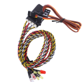 Pikkukuva 4 / 8: Universal 8LED-valosarjan mallin lisävaruste SCX10/TRX4/D90 1/10 1/8 RC telaketjuautolle