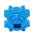 Miniatyrbild 4 av 8: RC Differential Locker Spool i aluminiumlegering för Tamiya 54649 TT 02 B T D 1/10 RC Bil Ersättning Blå
