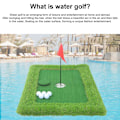 Miniatyrbillede 2 af 8: Flydende Green til Pool Udendørs Baghave Spil Sommer Pool Yard Flydende Green Spil