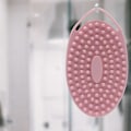 Miniatyrbild 2 av 5: Silikonkroppsskrubb för Exfoliering - Lätt att Rengöra, Långvarig, Hygienisk, Rosa