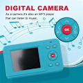Miniatyrbilde 4 av 5: Digitalkamera 16x Digital Zoom Autofokus 2.5K HD 72MP Blå