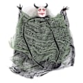 Pikkukuva 2 / 8: Halloween Riippuva Ghost Sisustus Simulaatio Elävä Hauska Pelottava Halloween-riipus Halloween-juhliin Kummitustalo Vihreä 25x20cm / 9,8x7,9 tuumaa