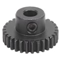 Miniatyrbillede 1 af 8: Spur Gear Stål 30 tand 6 mm DBore 0,8 Mod Hardware Industridele 430310060030
