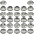 Miniatyrbillede 1 af 5: 27 Stk. 35 mm Ventilationsrist i Rustfrit Stål Rundt Mesh Åndehul | Til Køkkenmøbler Ventilationsmunding i Rustfrit Stål | Til Skab Skab
