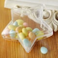 Miniatyrbillede 3 af 7: 5 stk klare favoræsker Plast gaveæske Stjerneformede slikæsker til bryllupsfest