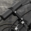Miniatyrbillede 4 af 8: Stabil cykelforlænger montering klemme cykelstyr lommelygte fakkel beslag holder