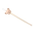 Miniatyrbilde 2 av 8: Hårspennerholder Jenter Klips Organizer Henger 73cm/28.74in Bomullsrep Flette for Hårtilbehør OppbevaringKhaki Bjørn