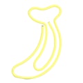 Miniatyrbillede 3 af 8: 12 stk Gul klips Bananformet multifunktion fortykket papirclips 3x2cm Studenter Stationær