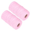 Miniatyrbild 8 av 8: 2 st bomullsrep rosa bekväm touch lätt hållbar andningsbar känsla DIY-verktyg
