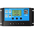 Miniatyrbild 1 av 2: PWM solpanel laddningsregulator, 12V/24V, 30A, LCD-display, dubbla USB-portar