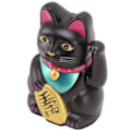 Miniatyrbilde 7 av 8: 4 Tommers Lykkekatt Dekor Håndvinkende Velkommen Katt for Hjem Desk Ornament Gavegiving Svart
