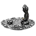 Miniatyrbild 2 av 8: Sydostasiatisk Buddha-statyett i harts, prydnadssak, konstverk för heminredning