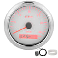 Pikkukuva 1 / 8: 85mm Marine Auto GPS -nopeusmittari Universaali Nopeusmittari 9-32V 7 Värisellä Taustavalolla Autolle Veneelle RV:lle Huviveneelle Valkoinen