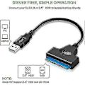Miniatyrbilde 3 av 4: USB til SATA Adapterkabel for 2.5\" SSD/HDD-disker, Ekstern SATA til USB 3.0 Konverter og Kabel, USB