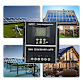 Miniatyrbillede 3 af 5: Pwm 100a 12v 24v 36v 48v Auto Solpanel Ladecontroller -CNJR