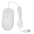 Miniatyrbilde 1 av 8: Kablet mus optisk 1200DPI USB-port ergonomisk design plug and play datamus for bærbare datamaskiner stasjonær PC hvit
