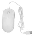 Trådbunden mus optisk 1200DPI USB-port ergonomisk design plug and play datormus för bärbara datorer stationära datorer vit