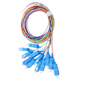 Miniatyrbillede 7 af 8: 12 stk fiberoptisk kabel 12-strenget keramisk bøsning med lav indføringstab patchledning til instrumentering