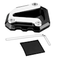 Miniatyrbilde 1 av 8: Motorsykkel CNC Side Stand Kickstand Plate Extension Pad For 790 For 2018-2019 Svart